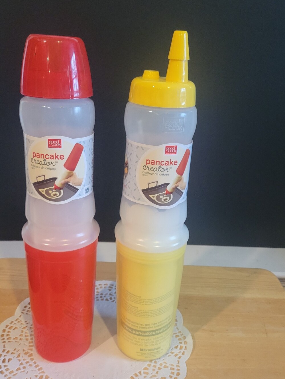 Set of 2  NEW Good Cook Pancake  Creator Kitchen Cooking Dispenser Pour Bottle